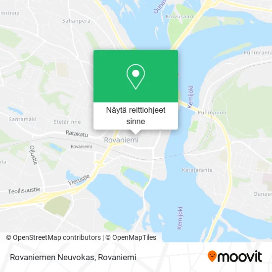Rovaniemen Neuvokas kartta