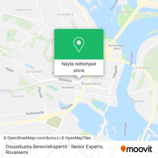 Osuuskunta Senioriekspertit - Senior Experts kartta