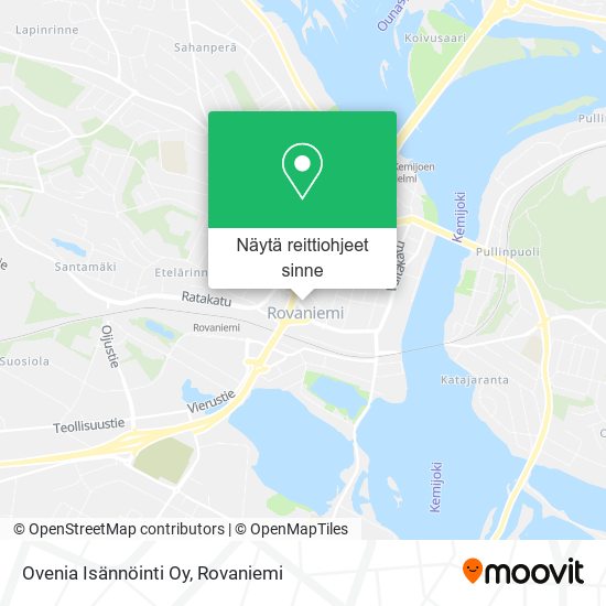Ovenia Isännöinti Oy kartta
