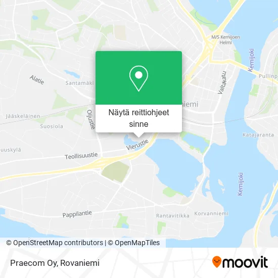 Praecom Oy kartta