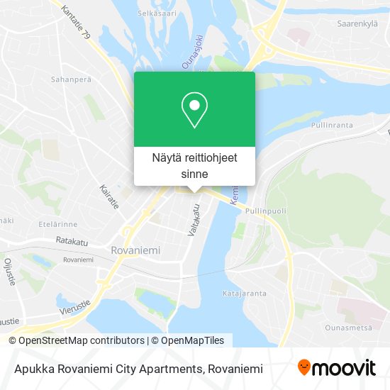 Apukka Rovaniemi City Apartments kartta