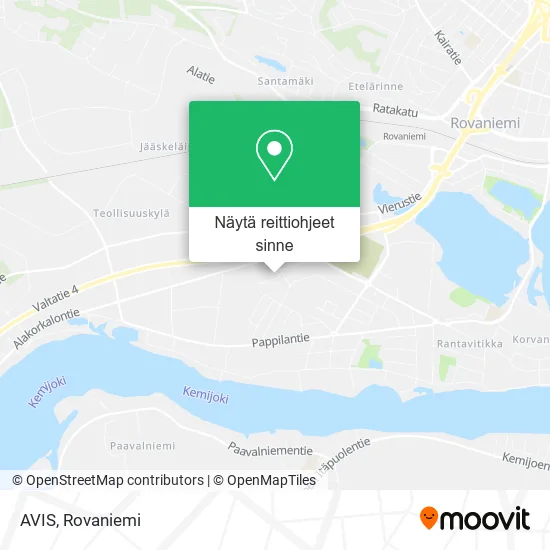 AVIS kartta