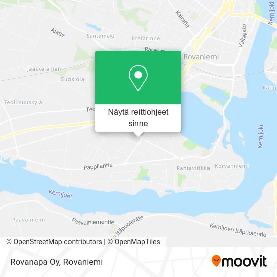 Rovanapa Oy kartta