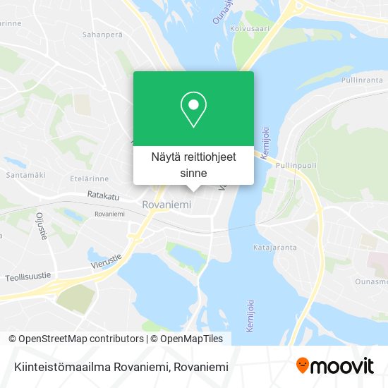 Kiinteistömaailma Rovaniemi kartta