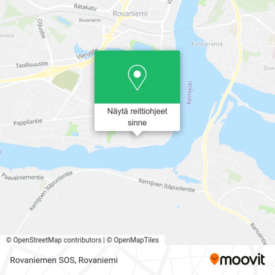 Rovaniemen SOS kartta