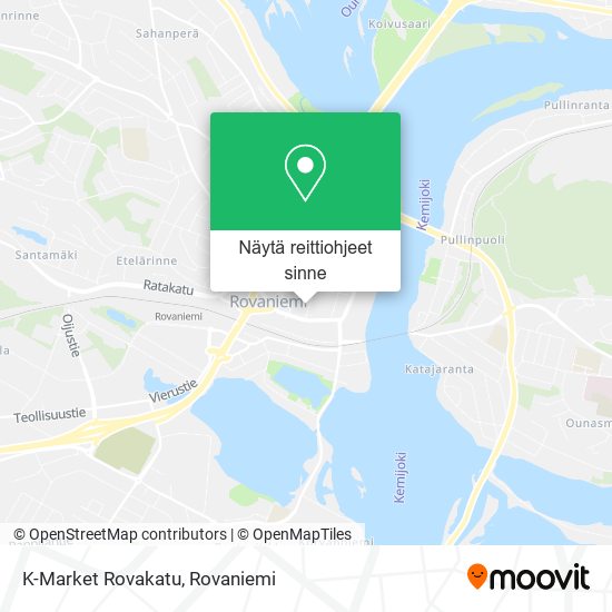 K-Market Rovakatu kartta