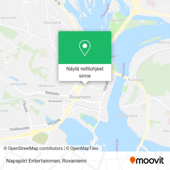 Napapiiri Entertainmen kartta