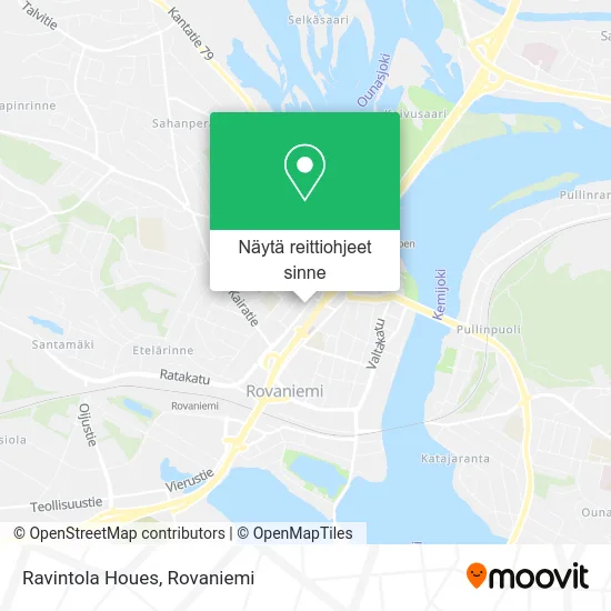 Ravintola Houes kartta