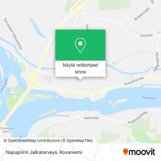 Napapiirin Jalkaterveys kartta