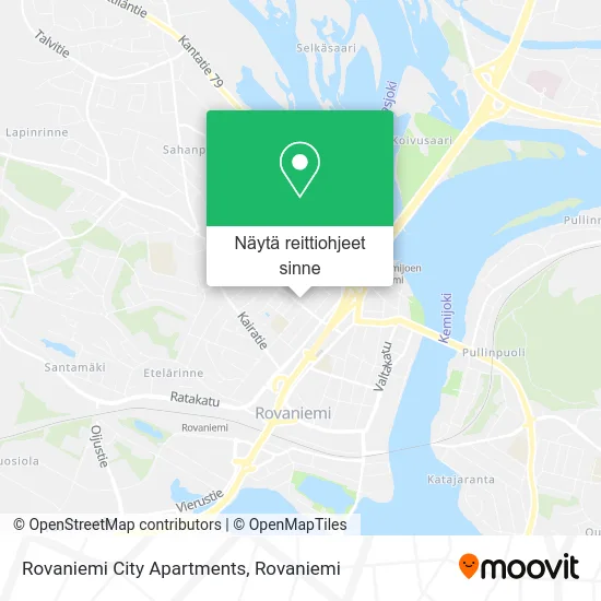 Rovaniemi City Apartments kartta