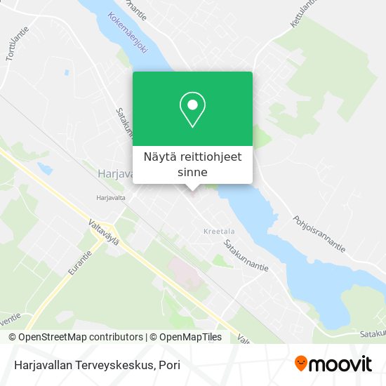 Harjavallan Terveyskeskus kartta