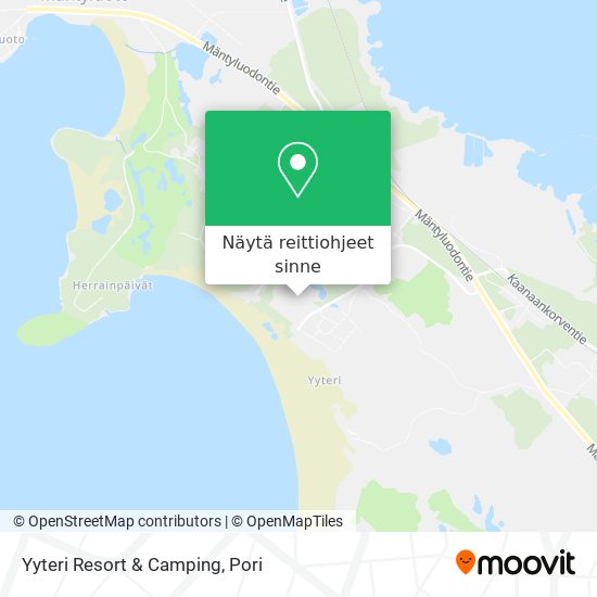 Kuinka päästä kohteeseen Yyteri Resort & Camping paikassa Pori  kulkuvälineellä Bussi?