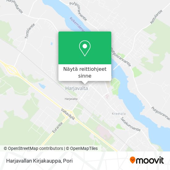 Harjavallan Kirjakauppa kartta