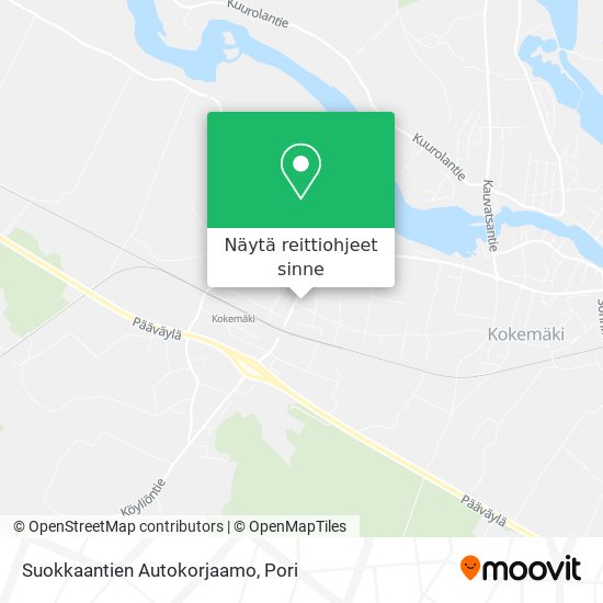Suokkaantien Autokorjaamo kartta