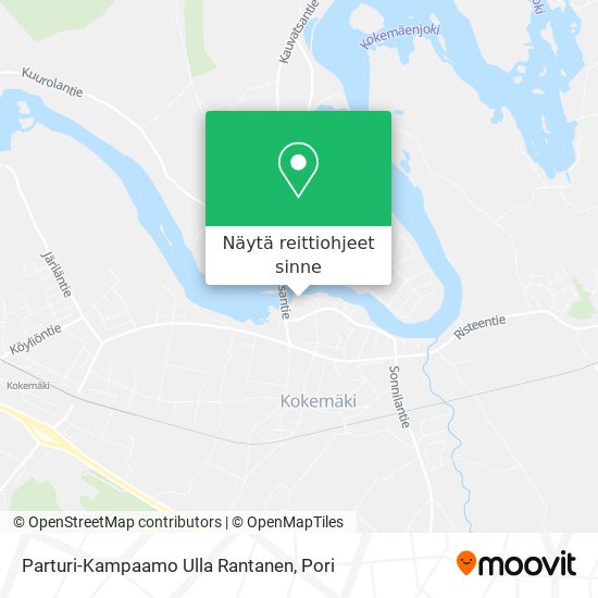 Parturi-Kampaamo Ulla Rantanen kartta