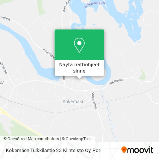 Kokemäen Tulkkilantie 23 Kiinteistö Oy kartta