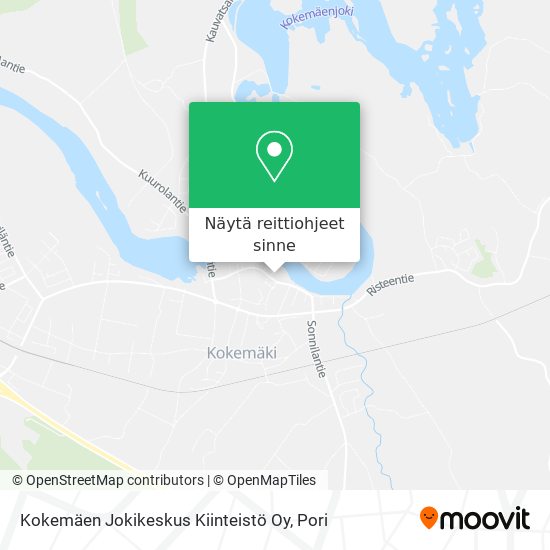 Kokemäen Jokikeskus Kiinteistö Oy kartta