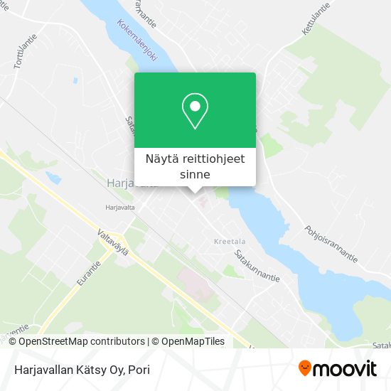 Harjavallan Kätsy Oy kartta
