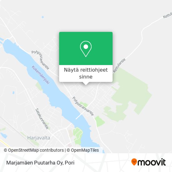 Marjamäen Puutarha Oy kartta