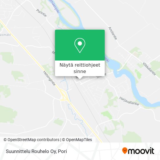 Suunnittelu Rouhelo Oy kartta