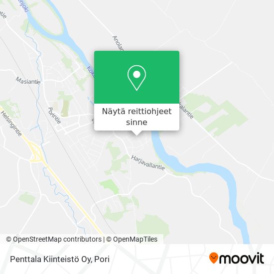 Penttala Kiinteistö Oy kartta