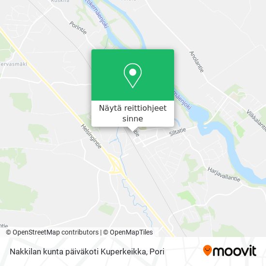Nakkilan kunta päiväkoti Kuperkeikka kartta