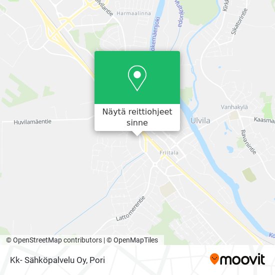 Kk- Sähköpalvelu Oy kartta