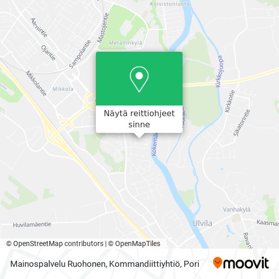 Mainospalvelu Ruohonen, Kommandiittiyhtiö kartta