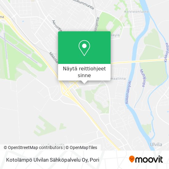 Kotolämpö Ulvilan Sähköpalvelu Oy kartta