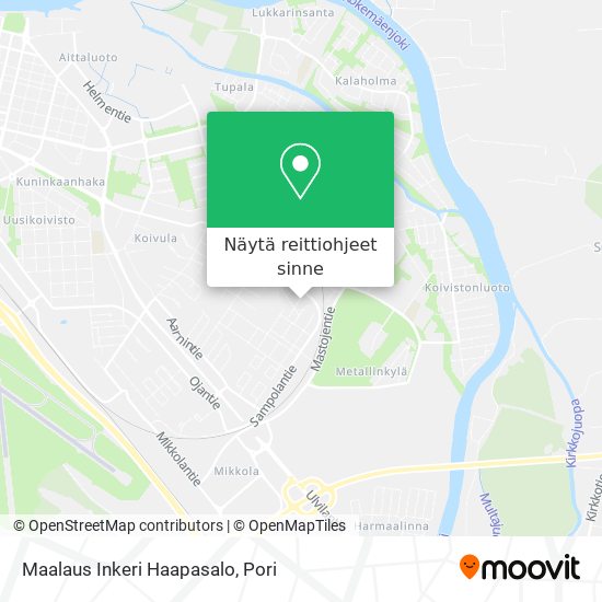 Maalaus Inkeri Haapasalo kartta