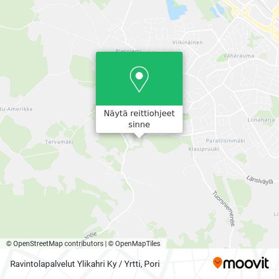 Ravintolapalvelut Ylikahri Ky / Yrtti kartta