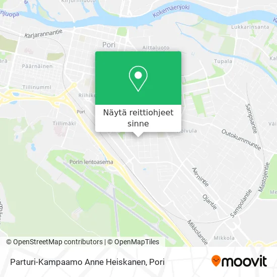 Parturi-Kampaamo Anne Heiskanen kartta