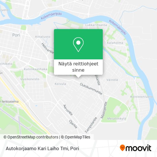 Autokorjaamo Kari Laiho Tmi kartta