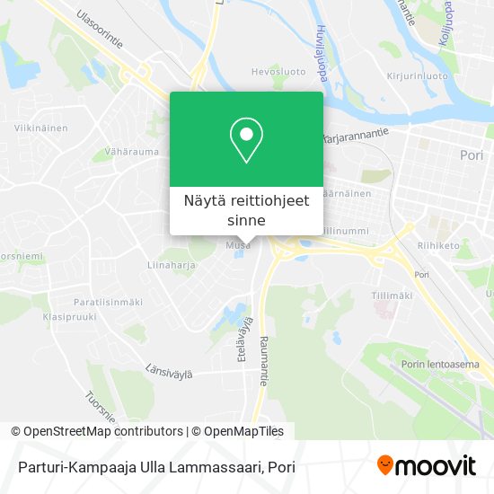 Parturi-Kampaaja Ulla Lammassaari kartta