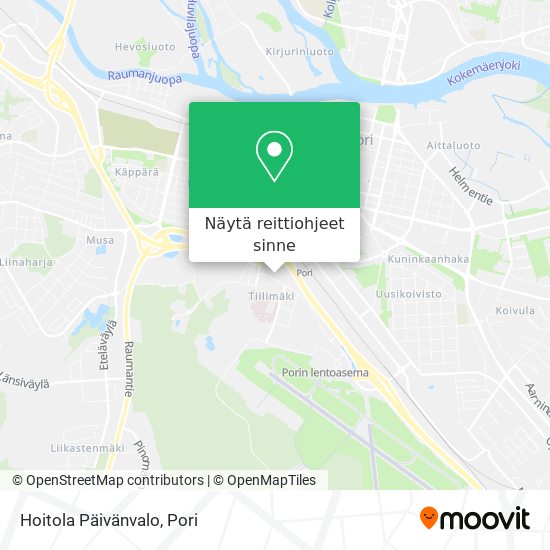 Hoitola Päivänvalo kartta