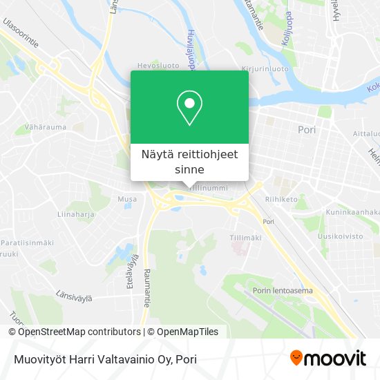 Muovityöt Harri Valtavainio Oy kartta