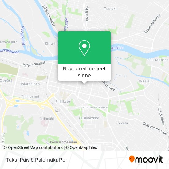Taksi Päiviö Palomäki kartta