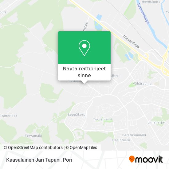 Kaasalainen Jari Tapani kartta