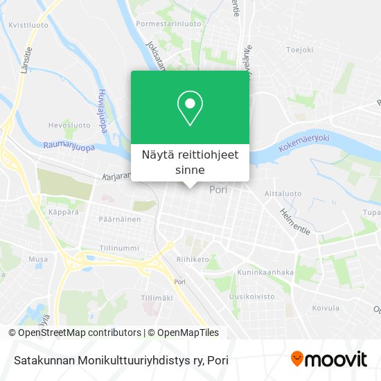 Satakunnan Monikulttuuriyhdistys ry kartta