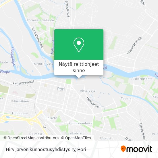 Hirvijärven kunnostusyhdistys ry kartta