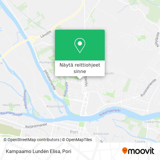 Kampaamo Lundén Elisa kartta