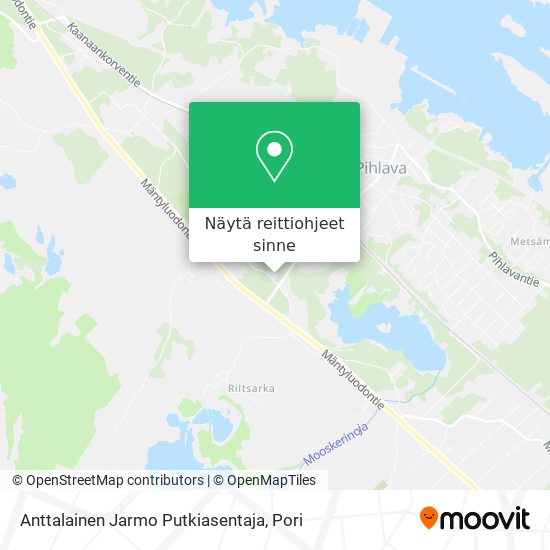 Anttalainen Jarmo Putkiasentaja kartta