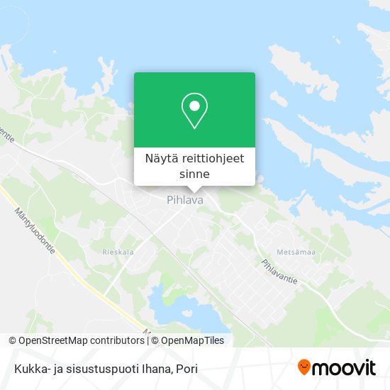 Kukka- ja sisustuspuoti Ihana kartta