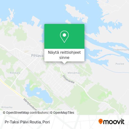 Pr-Taksi Päivi Routia kartta