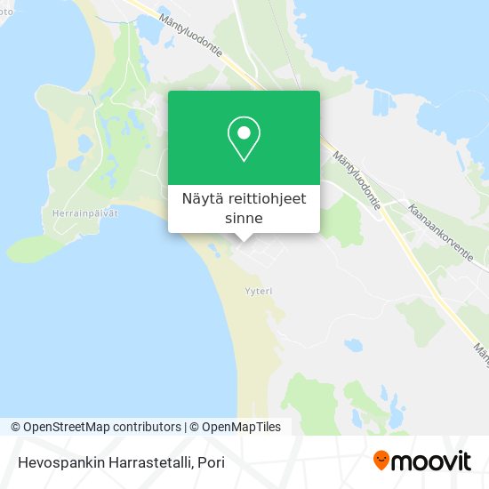 Hevospankin Harrastetalli kartta