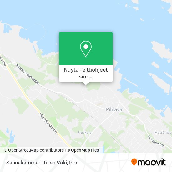 Saunakammari Tulen Väki kartta