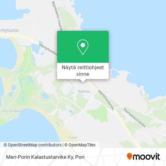 Meri-Porin Kalastustarvike Ky kartta