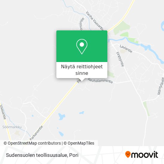 Sudensuolen teollisuusalue kartta