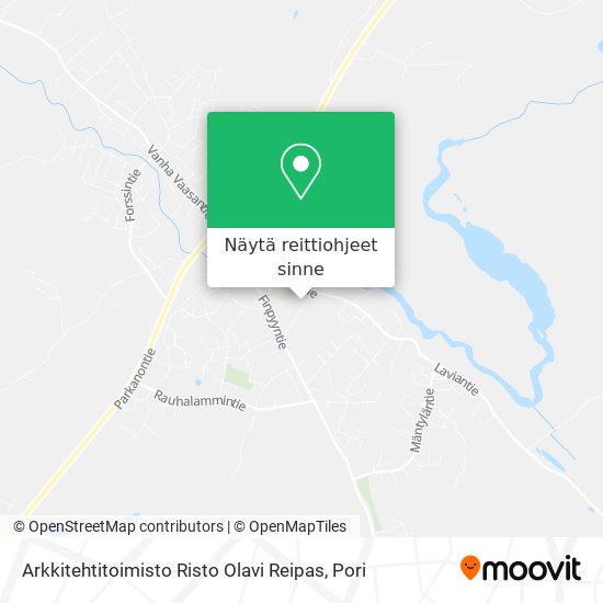 Arkkitehtitoimisto Risto Olavi Reipas kartta