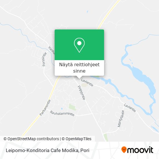 Leipomo-Konditoria Cafe Modika kartta